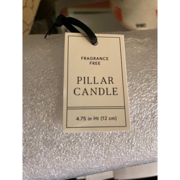 Ribbed Tree Fragrance Free Candle Black/White/Green - Bullseye's Playground 3 CT - Picture 2 of 3